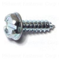 6 X 1/2 ZINC SLOTTED HEX WASHER SHEET METAL SCREWS EA