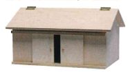 OWL MINI SHED W/STALLS & HAYMOW