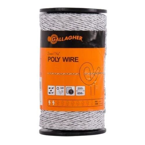 1/16 POLYWIRE WHITE
