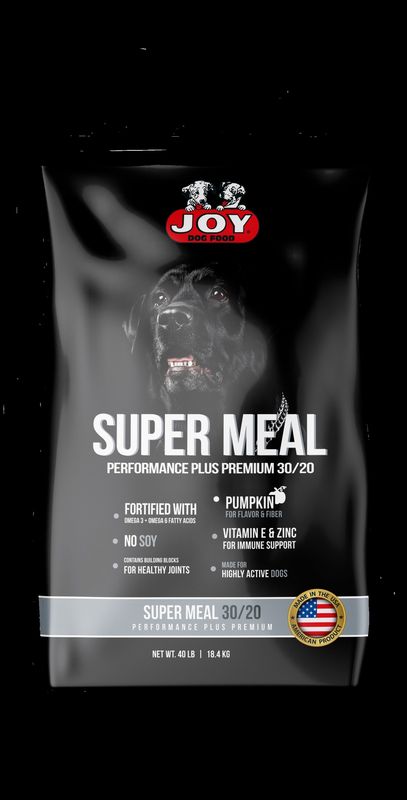 JOY DOG FOOD-SUPER MEAL 30/20-40LBS