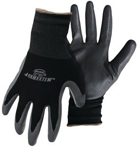 NYLON GLOVE W/NITRILE M
