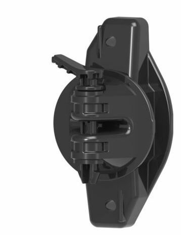 WOOD POST PINLOCK INSULATOR (BLACK) PACK OF 25