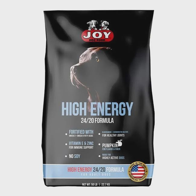 JOY DOG FOOD-HIGH ENERGY 24/20-50LBS