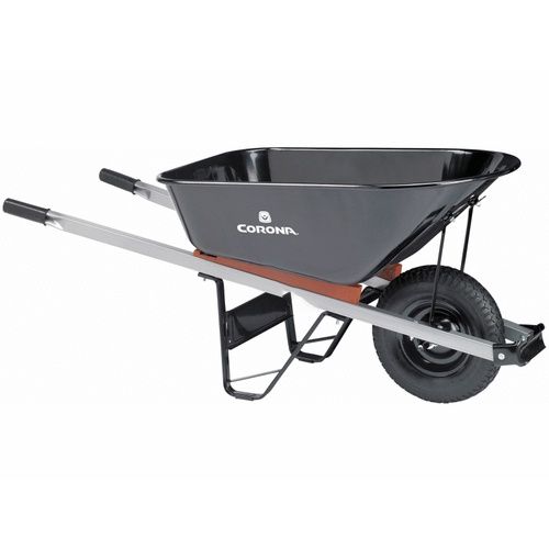 6 CF STEEL WHEELBARROW KNOB TIRE