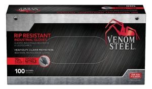 BLACK DISPOSABLE GLOVES
