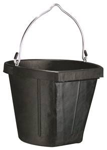 18 QT RUBBER FLAT SIDED BUCKET