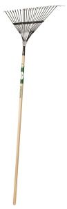 22-TINE STEEL LEAF RAKE