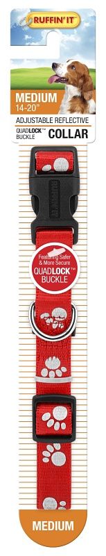 3/4" X 14" TO 20" ADJUSTABLE REFLECTIVE DOG COLLAR