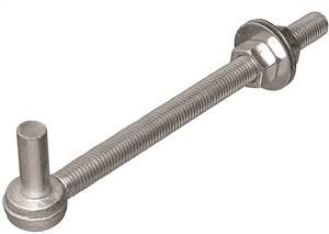 3/4 X 12" STEEL BOLT HOOK EA