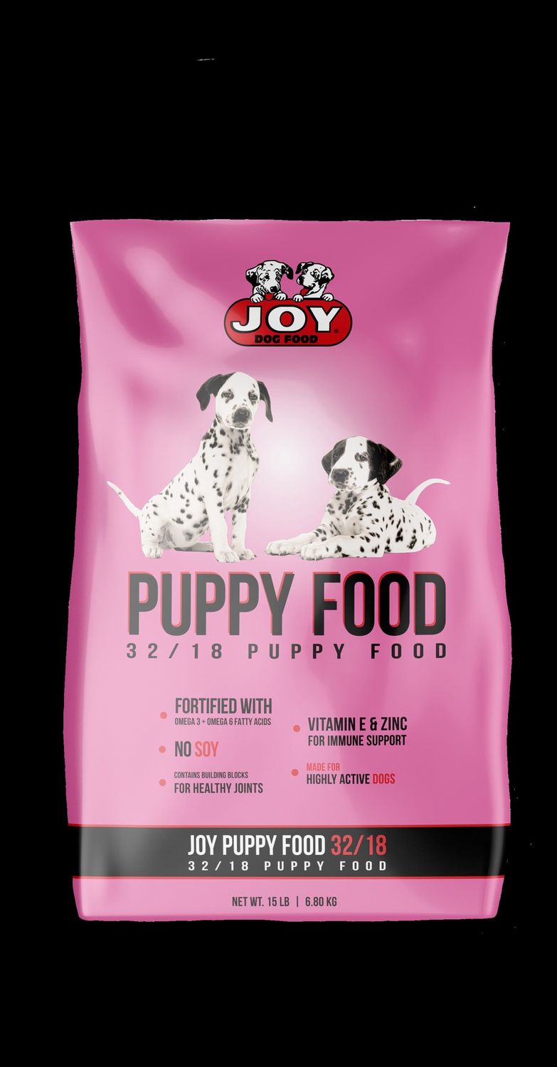 JOY DOG FOOD-PUPPY FOOD 32/18- 15LBS