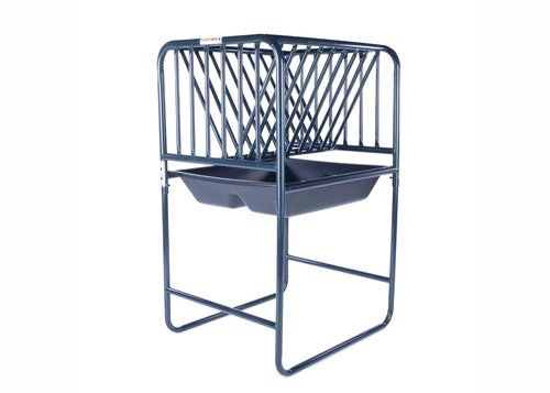 ADJUSTABLE HAY AND GRAIN FEEDER