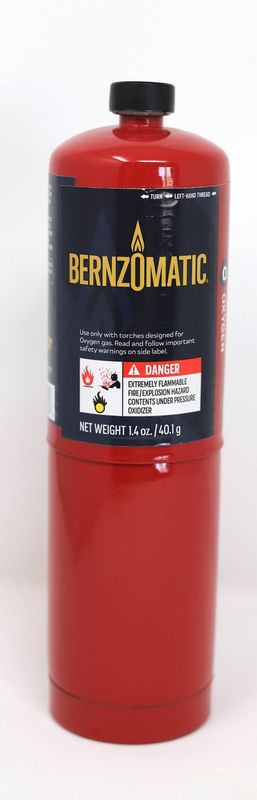 1.4 OZ OXYGEN TORCH CYLINDER