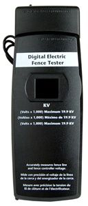 ZAREBA DEFT DIGITAL ELECTRIC FENCE TESTER