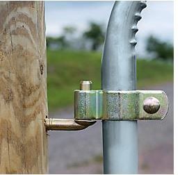 GATE HINGE FOR 1-5\8" - 1-3\4" ROUND TUBE