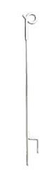 42" METAL PIGTAIL POST (POWERFIELDS)