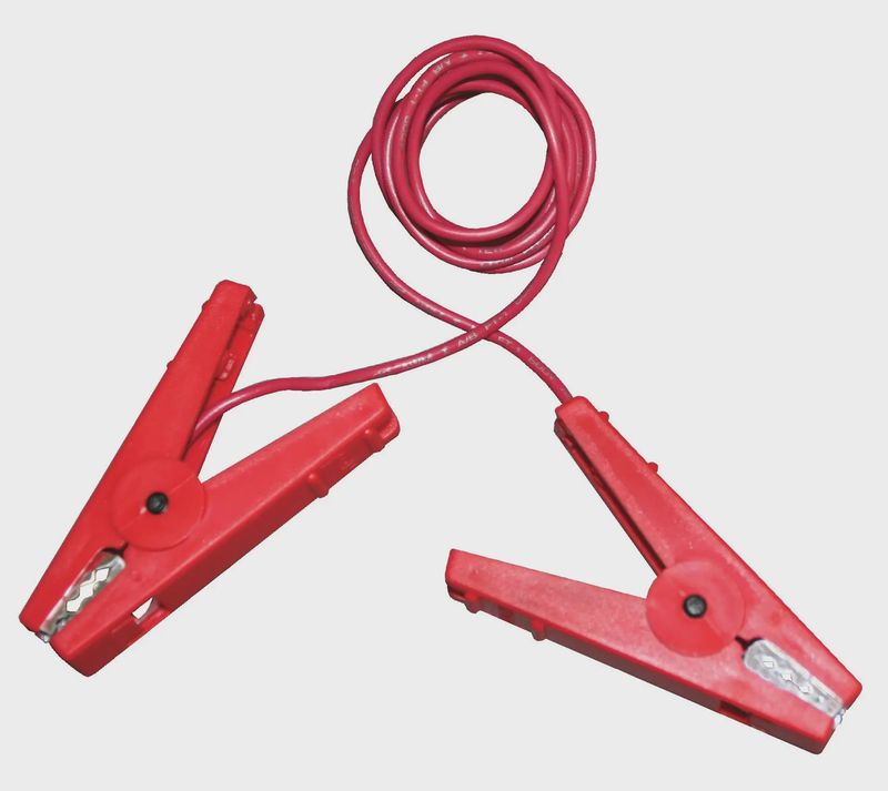 48" RED JUMPER LEAD / CLIPS