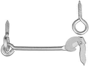 6" ZINC SAFETY GATE HOOK