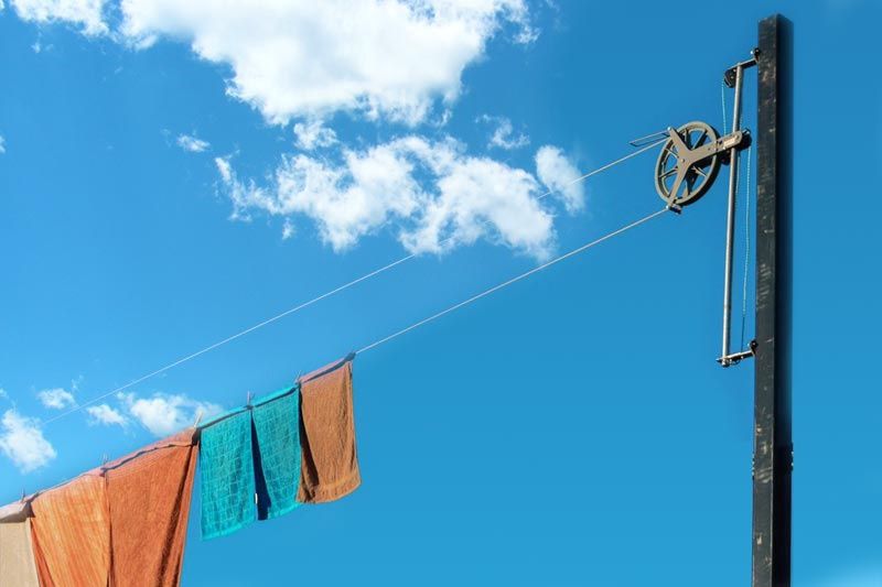 PULLEY CLOTHESLINE KIT ALUM