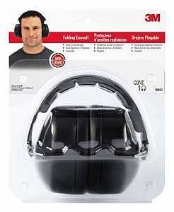 EARMUFF FOLDING BLACK