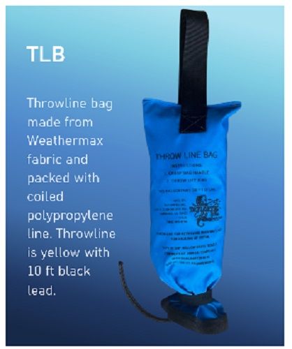 Taylortec TLB-90 Throw Line Bag (90') Blue Or Orange