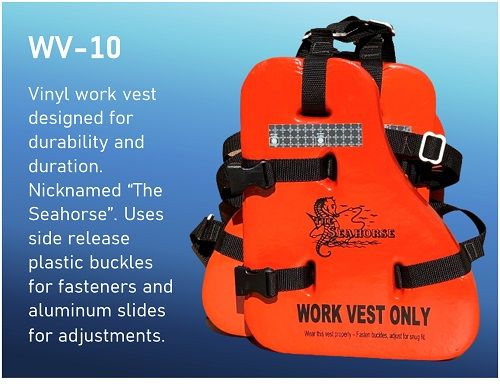 Taylortec WV-10-RT Seahorse Work Vest
