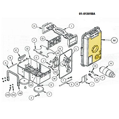 Empco 200 Series Running Light (Part M) Color Coded Cover For Barge Light 01-01301B