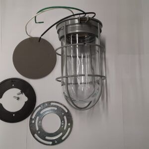 BWF Deck Lights (100W Surface Mount Globe & Cast Guard)