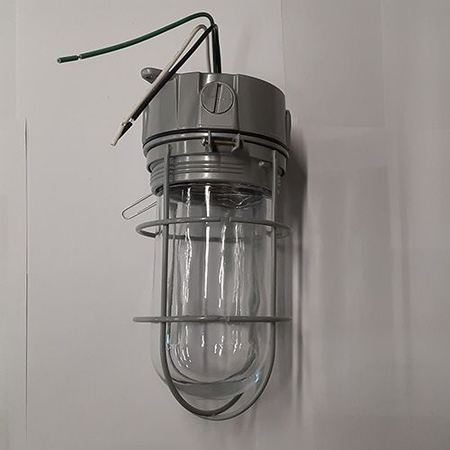 BWF Deck Lights VPXG-11-G Glass Globe, Wire Guard