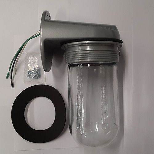 BWF Deck Lights VWG-01, Right Angle, Glass Globe, No Box