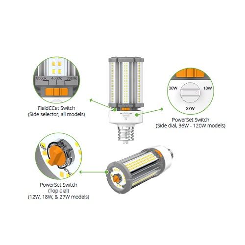 EiKO Color And Power Selectable HID LED Lamp (#12706)