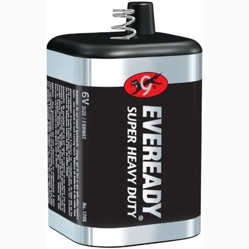 Eveready 6V Super Heavy Duty Spring Terminal Battery (12 Pack)
