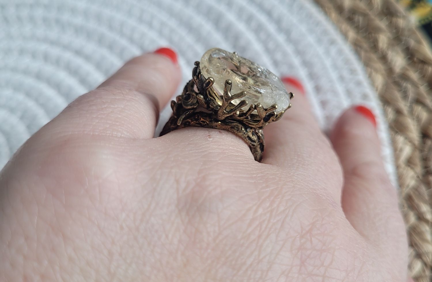 Bague citrine