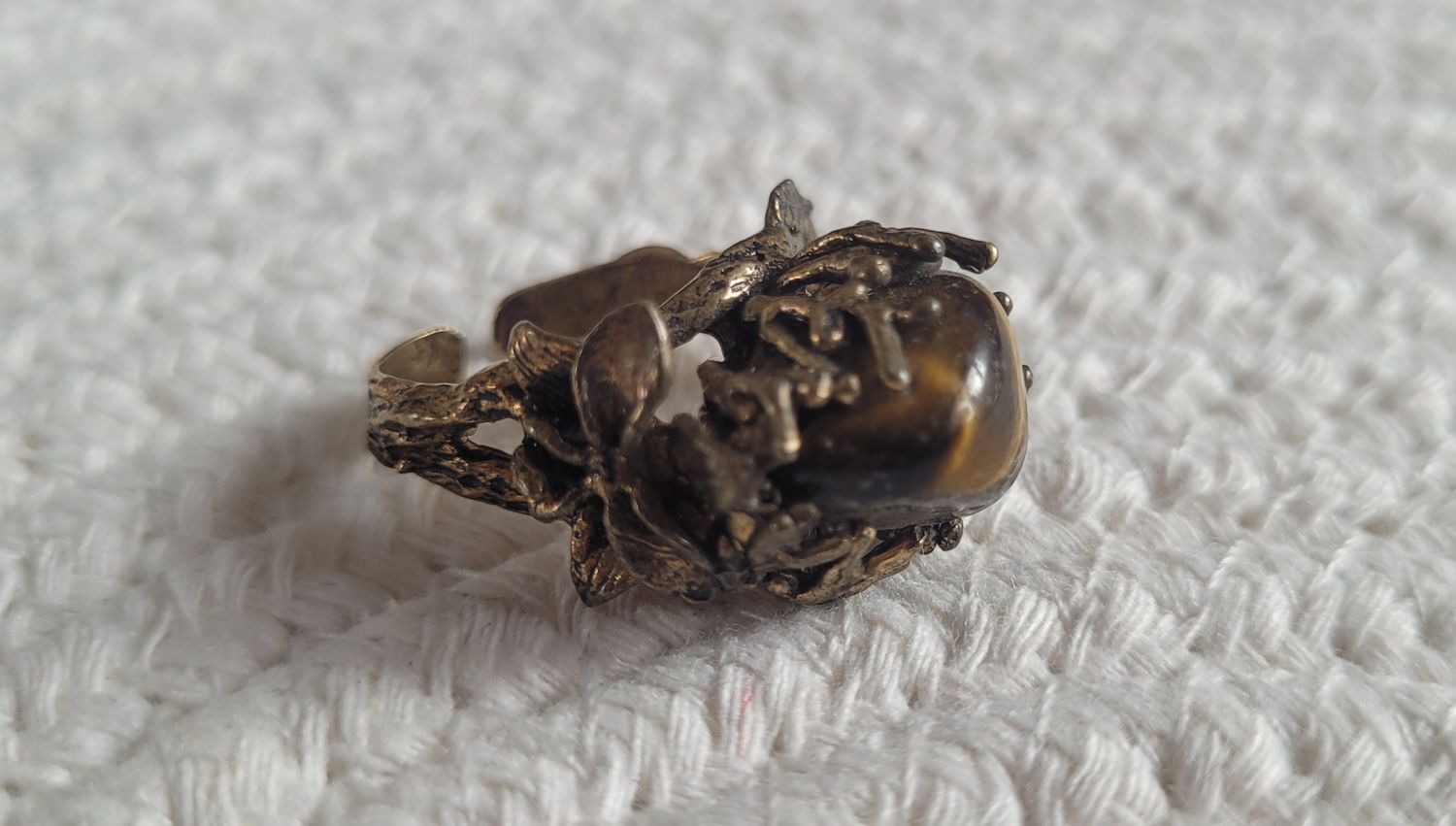 Bague œil de tigre