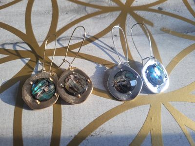 Boucles d&#39;oreilles nacre