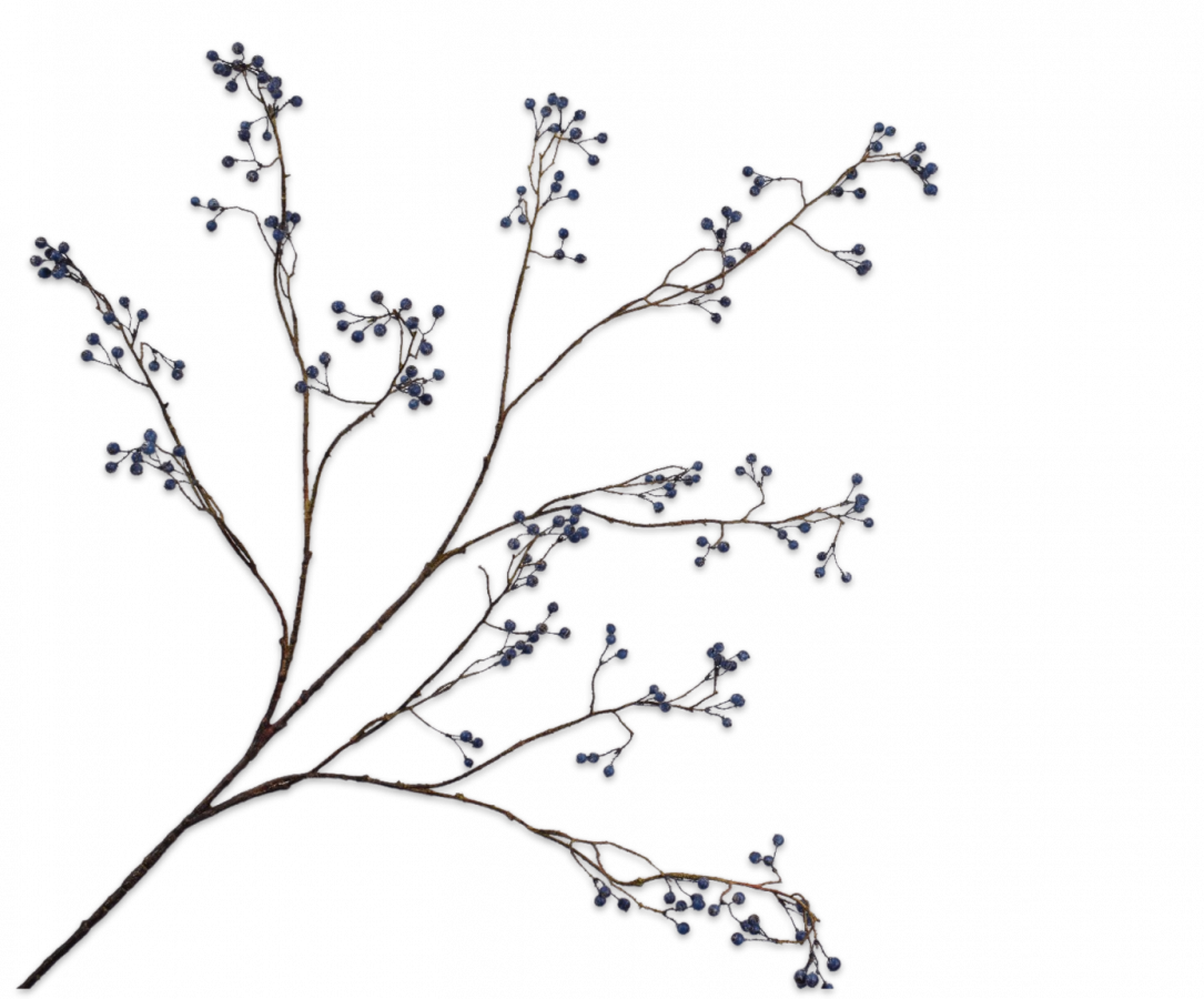 Bessentak lichtblauw 133cm