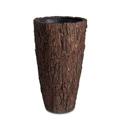 Bosco Vase Large  Bark | L W Ø57 H120
