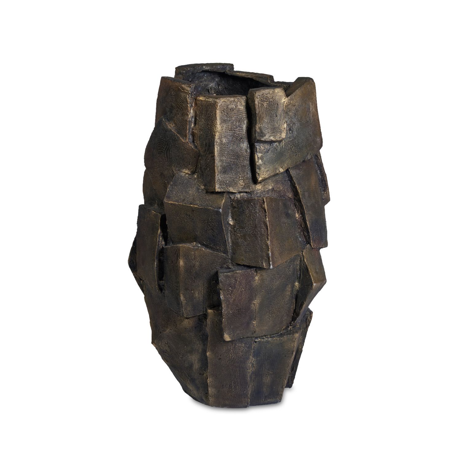 Roca Vase Anthique Gold H 90 D 50