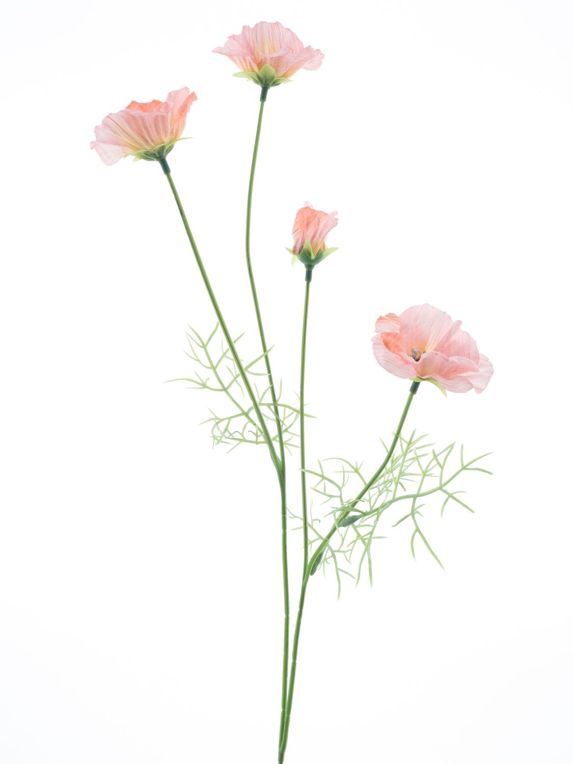 Poppy spray pink 59cm