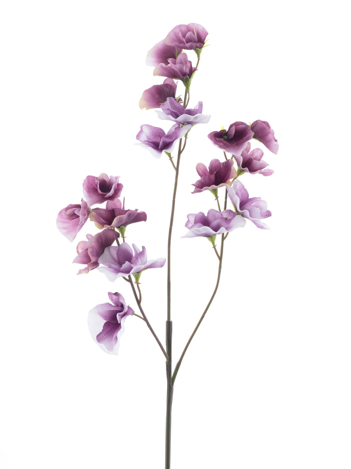 Sweet pea spray mauve 57cm