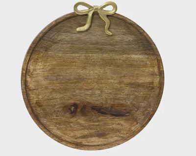 Bord mangohout met Strik