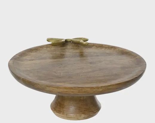 Etagere mangohout met strik