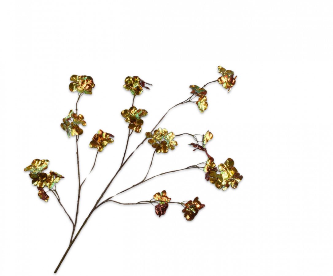 Hortensia Acryl bruin 120cm