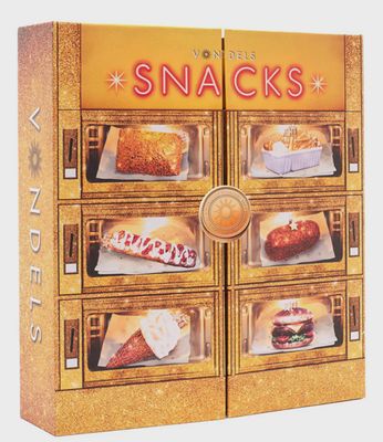 Ornament glass Snackbox medium ornaments set of 6 w/box