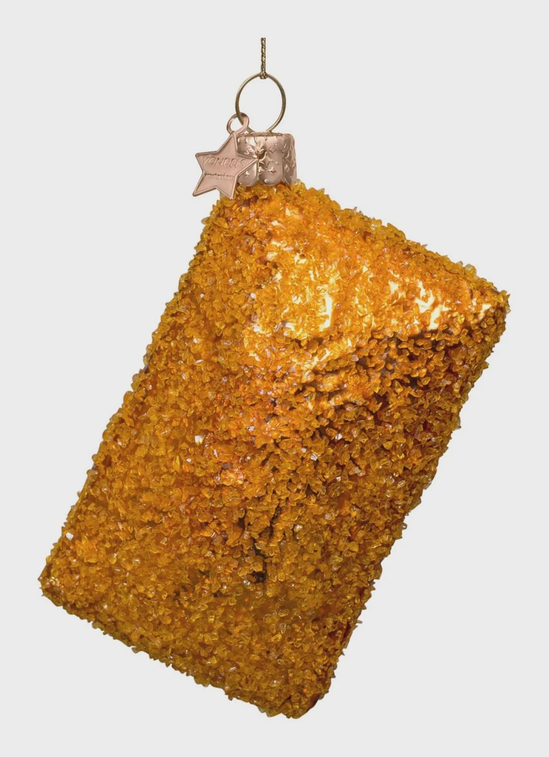 Ornament glass Kaassoufflé H4.5cm w/box