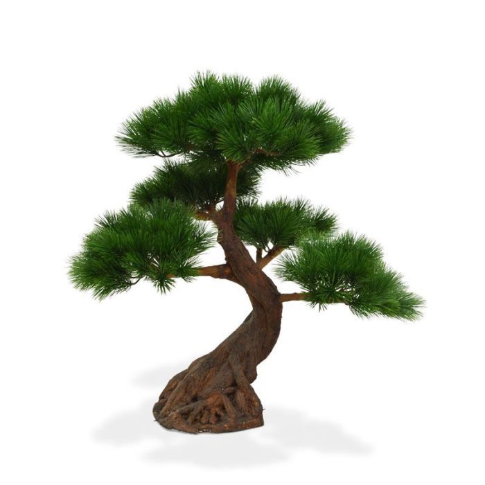 Pinus Bonsai x5 deluxe kunstplant op voet 80cm