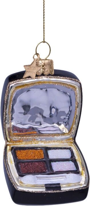 Ornament glass eyeshadow palette black H7.5cm