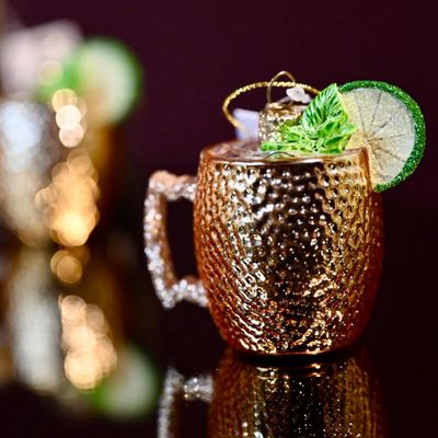 Ornament glass Moscow Mule H7.5cm