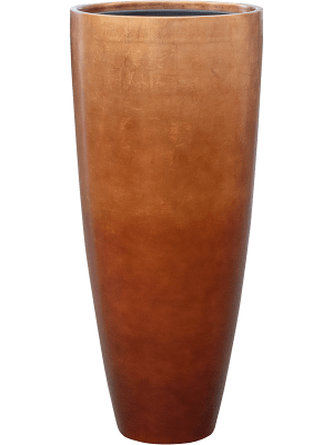 Baq Metallic Silver leaf Partner Matt Copper (met  inzetbak) H90 D40