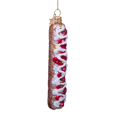 Ornament glass frikandel speciaal H10cm w/box