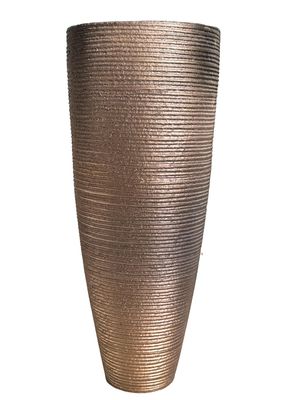 Grezzana plantenbak Ø50 × H120 cm – Goud/Bronze